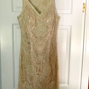 Sue Wong short cocktail / wedding dress.